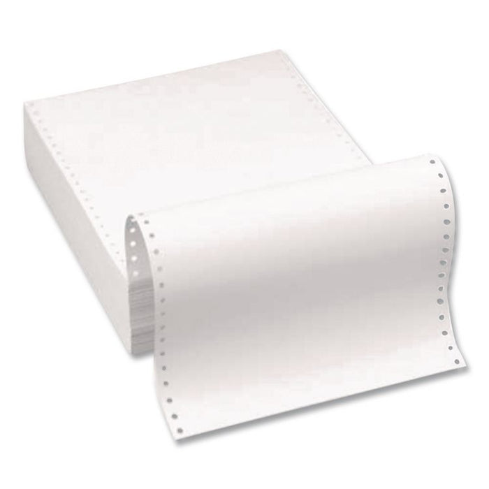 Premium Continuous Print Computer Paper, 1-Part, 92 Bright, 20 lb Bond Weight, 9.5 x 11, 2,300/Carton