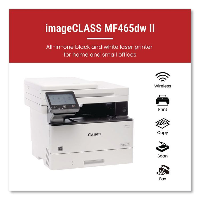 imageCLASS MF465dw II Laser Printer, Copy/Fax/Print/Scan