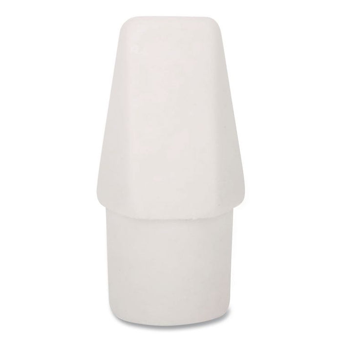 Hi-Polymer Cap Eraser, For Pencil Marks, White, 50/Pack