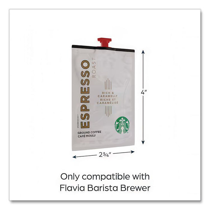 FLAVIA Coffee Freshpacks, Espresso Dark Roast, 72/Carton