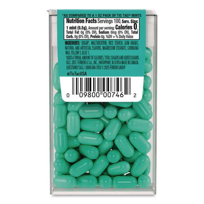 Breath Mints, Wintergreen, 1.7 oz Bottle, 12 Bottles/Carton