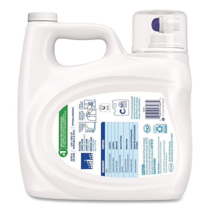 Free Clear HE Laundry Detergent, 118 oz Bottle, 4/Carton