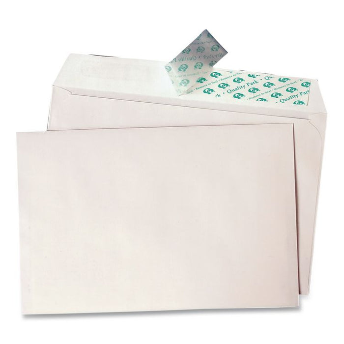 Greeting Card/Invitation Envelope, A-9, Square Flap, Redi-Strip Adhesive Closure, 5.75 x 8.75, White, 100/Box