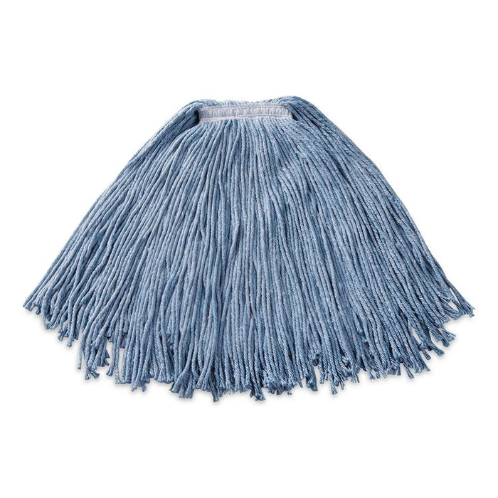 Dura Pro Blend Wet Mop, Cotton/Rayon/Synthetic, Medium, Blue