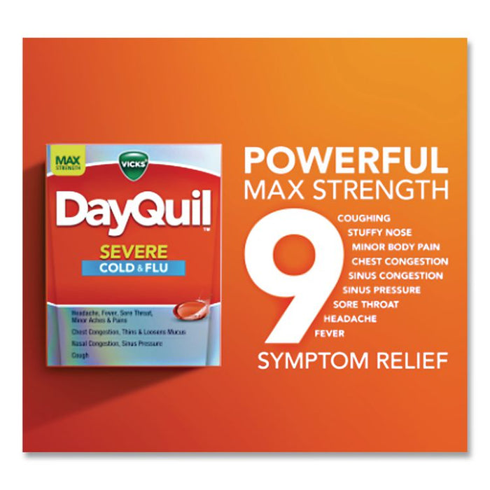 Severe Cold and Flu Relief Liquid, 1 oz Bottle