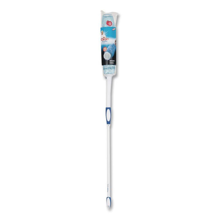 SuperMop with Magic Eraser, 3.5" Blue Cotton Head, White Nylon Handle