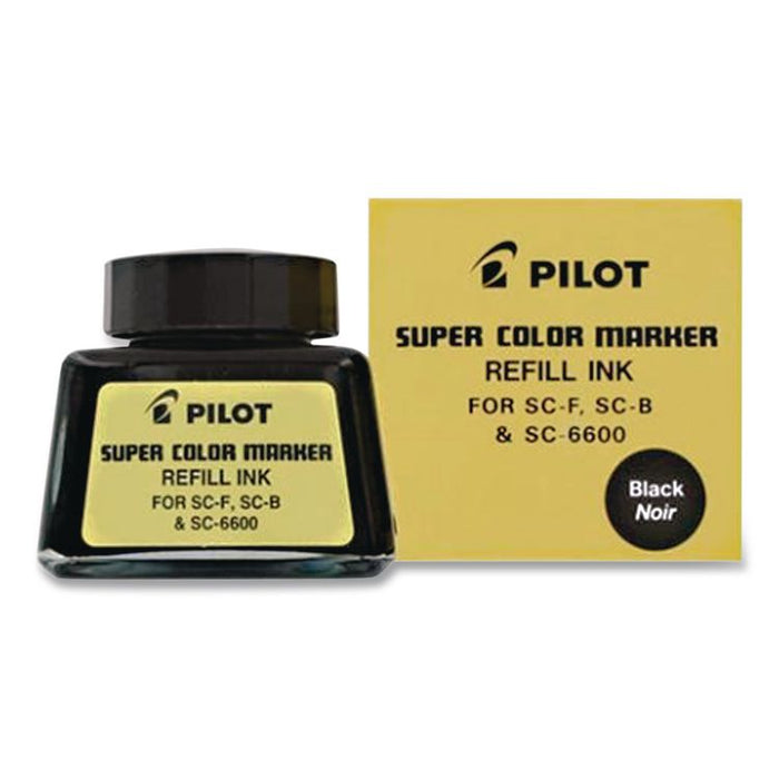 Super Color Marker Refill Ink, 30 mL Bottle, Black