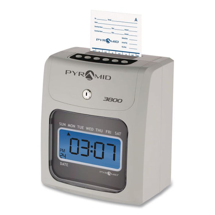 Time Clock Cards for 3800 Time Clock, 100/Pack