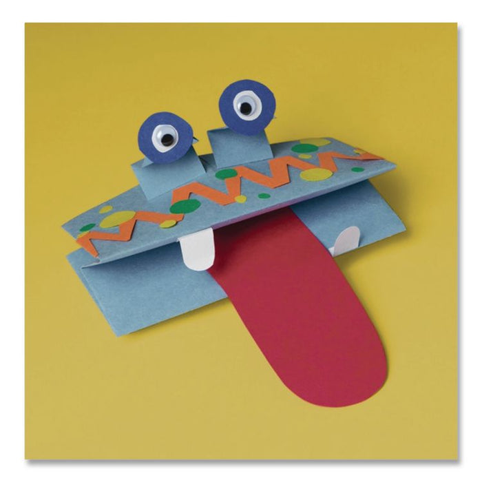 Vibrant Art Heavyweight Construction Paper, 76 lb Text Weight, 9 x 12, Assorted Colors, 500/Pack
