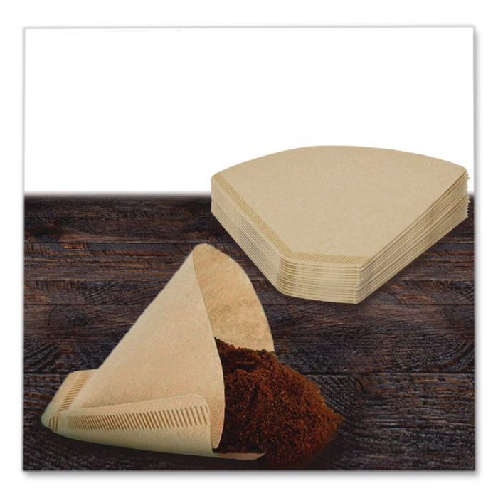 Paper Cone Filters, 8 to 12 Cup Size, Cone, 40/Pack