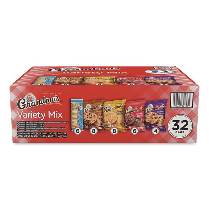 Cookies Variety Tray, 32 Count, 2.5 oz Packs