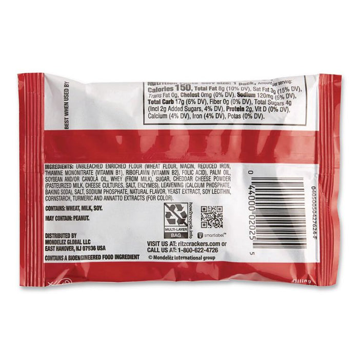 Ritz Bits, Cheese, 1 oz Pouch, 12/Pack