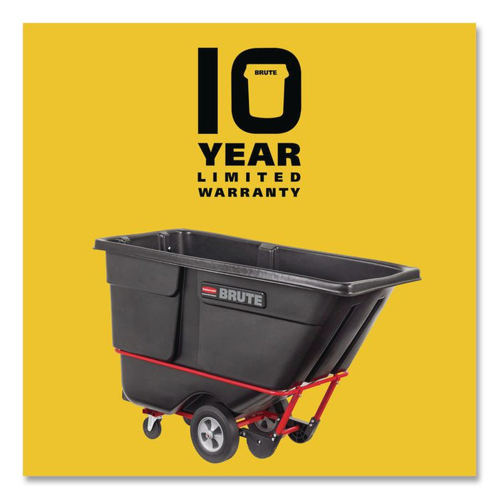 1 cu yd BRUTE Rotomolded Tilt Truck, 2,100 lb Capacity, Black