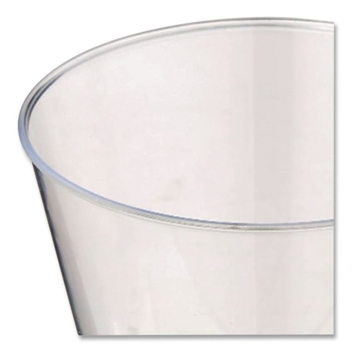 Plastic Tumblers, Squat, 5 oz, Clear, 20 Bag, 25 Bags/Carton