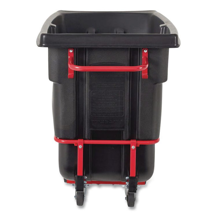 1 cu yd BRUTE Rotomolded Tilt Truck, 1,250 lb Capacity, Black