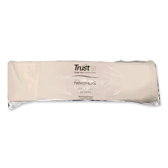 Freedom S1 Disposable Microfiber Wet/Dry Dust Mop Pads, 18 x 5, White, 50 Pads/Bag, 10 Bags/Carton