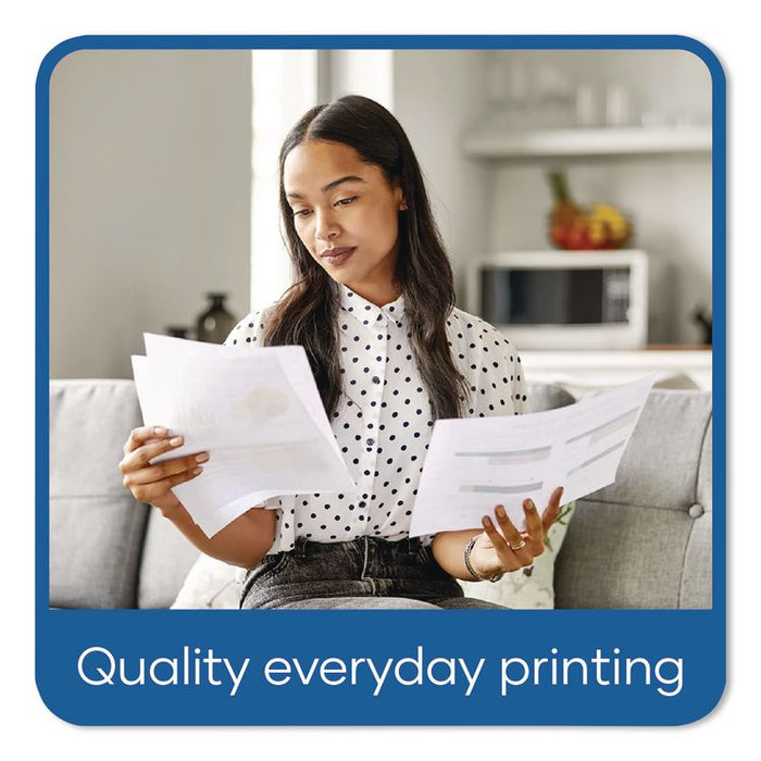 Copy Paper, 92 Bright, 20 lb Bond Weight, 8.5 x 11, White, 500 Sheets/Ream, 10 Reams/Carton