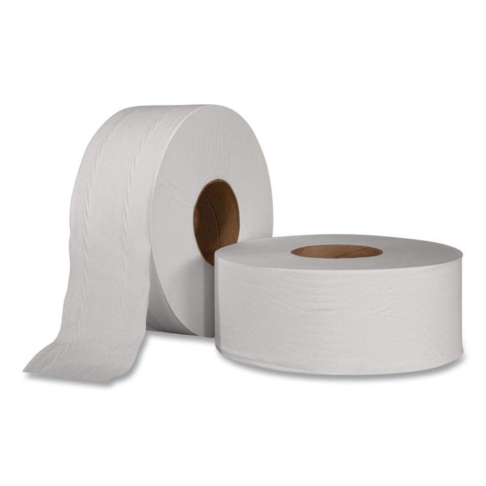 ULTRA Jumbo Roll Tissue, Septic Safe, 2-Ply, 3.3" x 1,000 ft, White, 12 Rolls/Carton