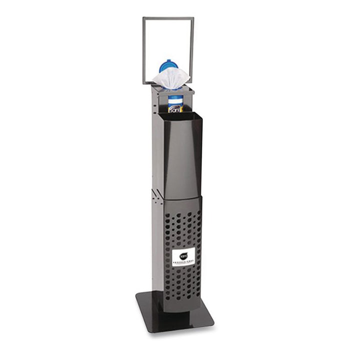 Pop-Up Floorstand, 12 x 14.5 x 51.5, Black