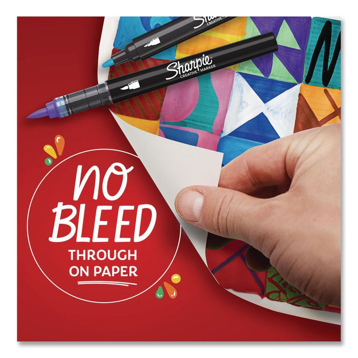 Creative Markers, Bullet Tip, Red, 6/Pack