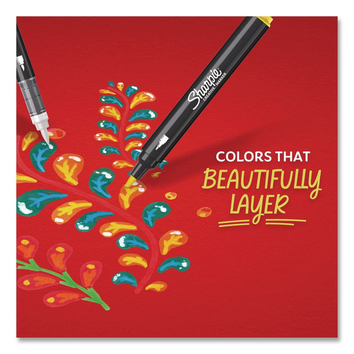 Creative Markers, Bullet Tip, Red, 6/Pack