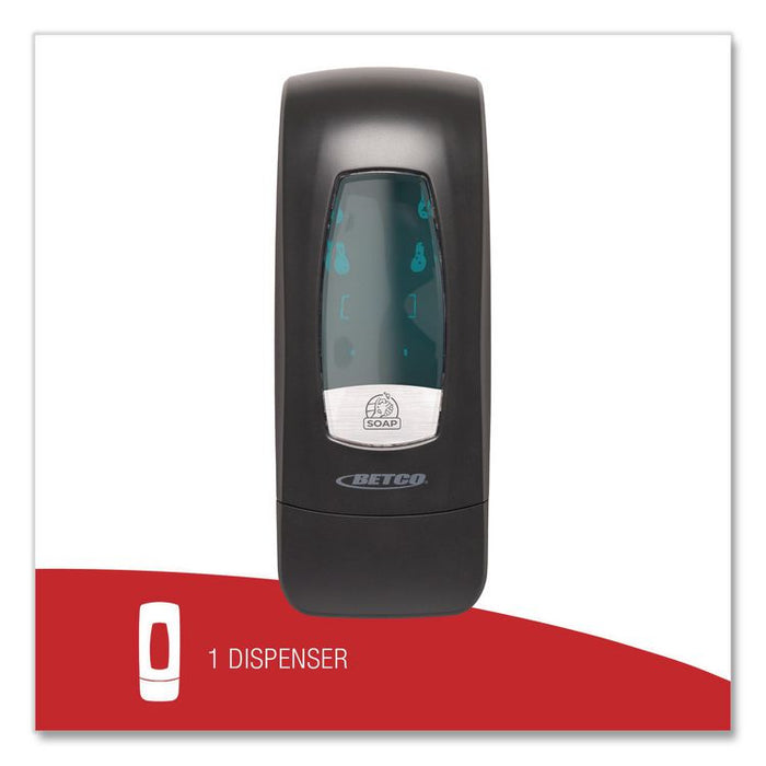 Clario C3 Manual Foam Soap Dispenser, 5.08 x 4, x 12.1, Black, 6/Carton