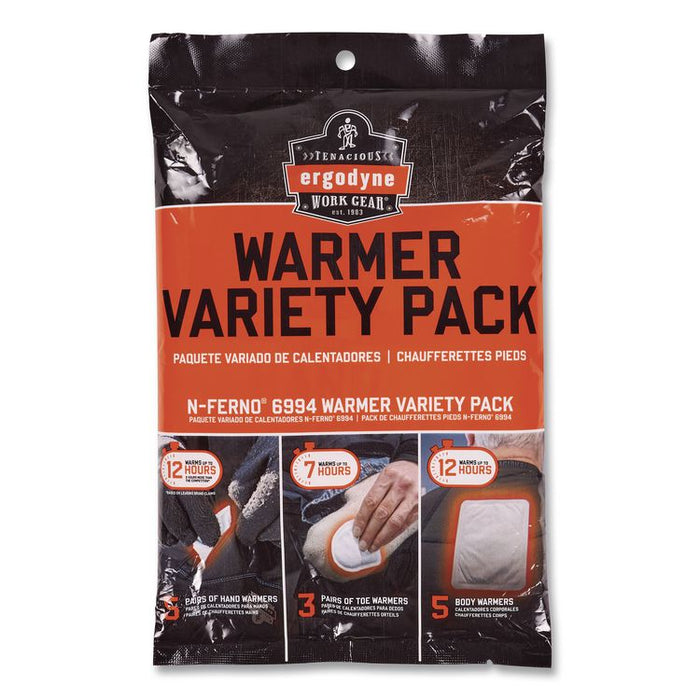 N-Ferno 6981 Winter Warming Kit, Large, Lime/Orange/Navy