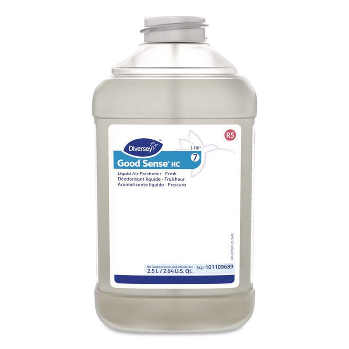 Good Sense HC Liquid Air Freshener, Fresh, 2,500 mL Bottle, 2/Carton