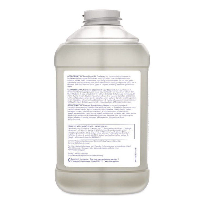 Good Sense HC Liquid Air Freshener, Fresh, 2,500 mL Bottle, 2/Carton
