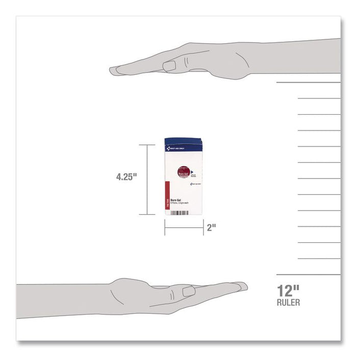 SmartCompliance Refill Burn Gel, 3.5 g Packet, 6/Box