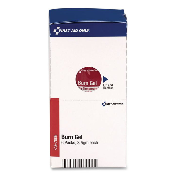 SmartCompliance Refill Burn Gel, 3.5 g Packet, 6/Box