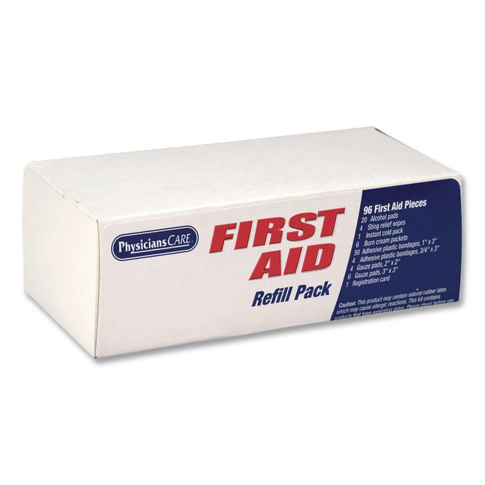 First Aid Kit Refill for 25 People, 96 Pieces