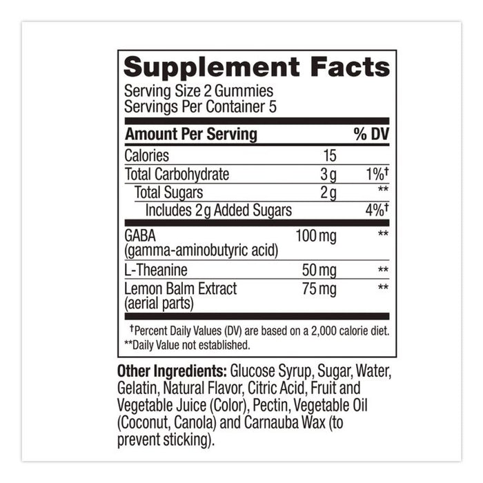 Goodbye Stress Gummy, Berry Verbena, 10/Pack