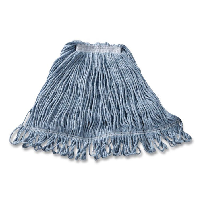 Super Stitch Blend Mop, Green Headband, Cotton/Synthetic, Medium, Blue