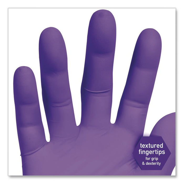 PURPLE NITRILE Exam Gloves, Powder-Free, Medium, 6 mil Thick, 9.5" Long, Purple, 100/Box