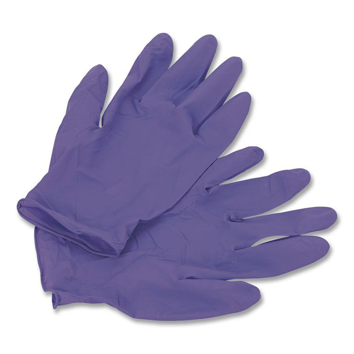 PURPLE NITRILE Exam Gloves, Powder-Free, Large, 6 mil Thick, 9.5" Long, Purple, 100/Box