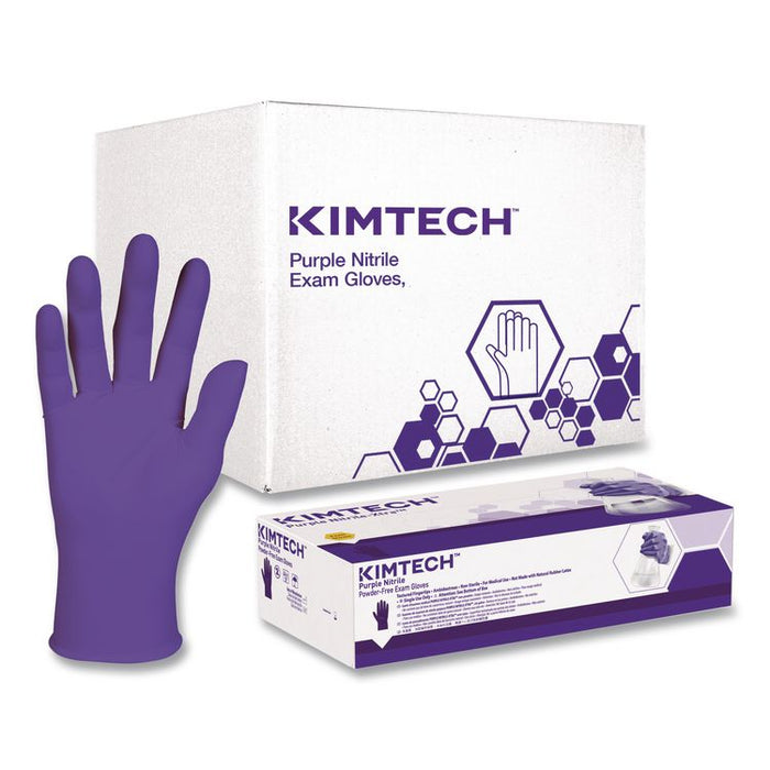 PURPLE NITRILE Exam Gloves, Powder-Free, X-Small, 6 mil Thick, 9.5" Long, Purple, 100/Box, 10 Boxes/Carton