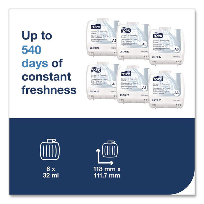Constant Air Freshener Refill, 32 mL, 6/Carton