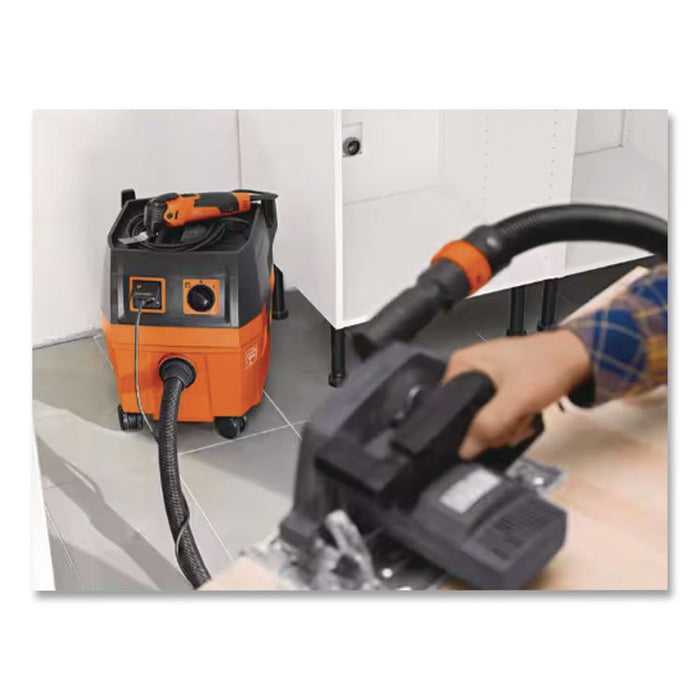 Turbo II Wet/Dry Vacuum/Dust Extractor, 8.4 gal, Orange/Black