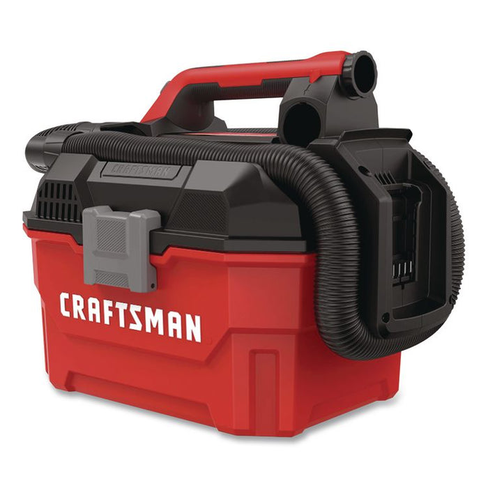 V20 Li-Ion Wet/Dry Vacuum (Tool Only) (Reconditioned), 2 gal Tank Capacity, Red/Black