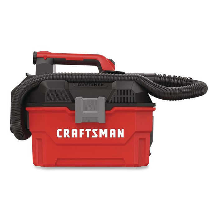 V20 Li-Ion Wet/Dry Vacuum (Tool Only) (Reconditioned), 2 gal Tank Capacity, Red/Black