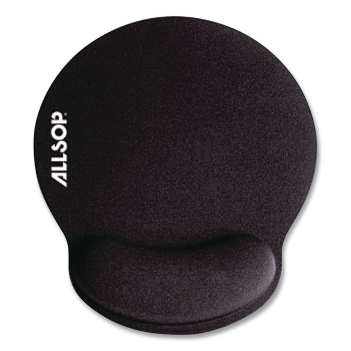MousePad Pro Memory Foam Mouse Pad with Wrist Rest, 9 x 10, Black
