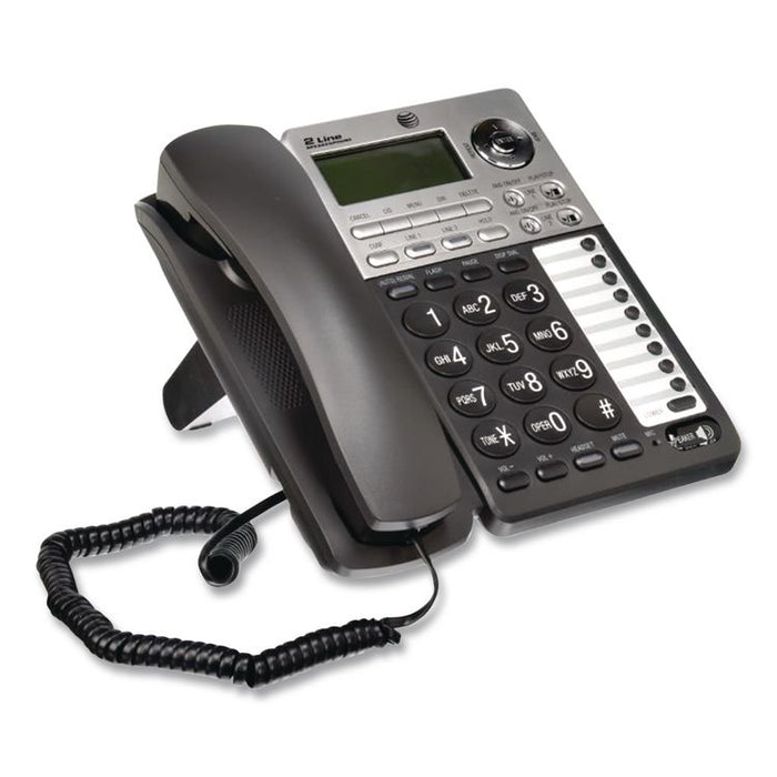 ML17939 Two-Line Speakerphone with Caller ID and Digital Answering System, Black