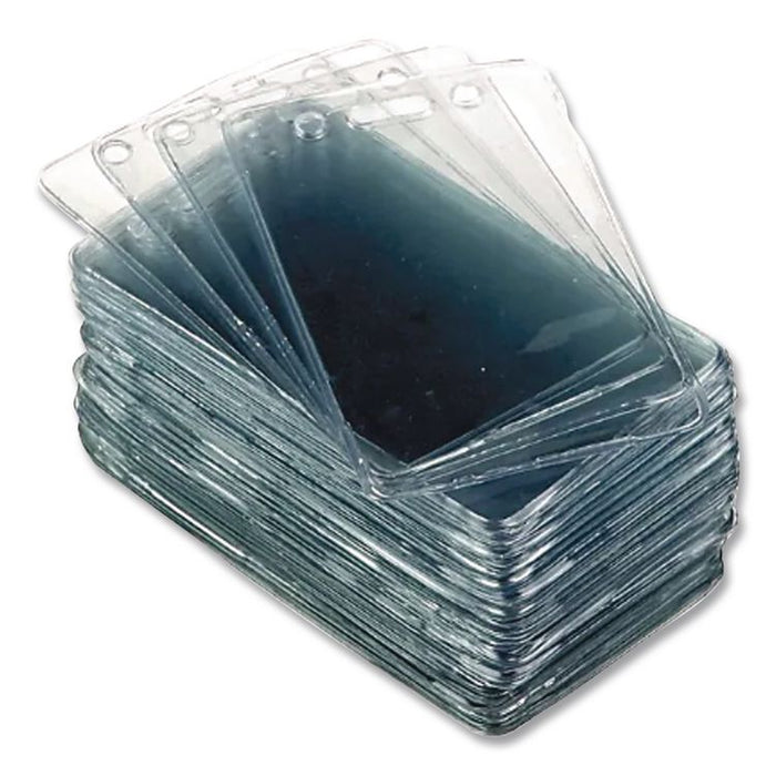Proximity ID Badge Holders, Vertical, Clear 2.68" x 4.38" Holder, 2.38" x 3.63" Insert, 50/Pack