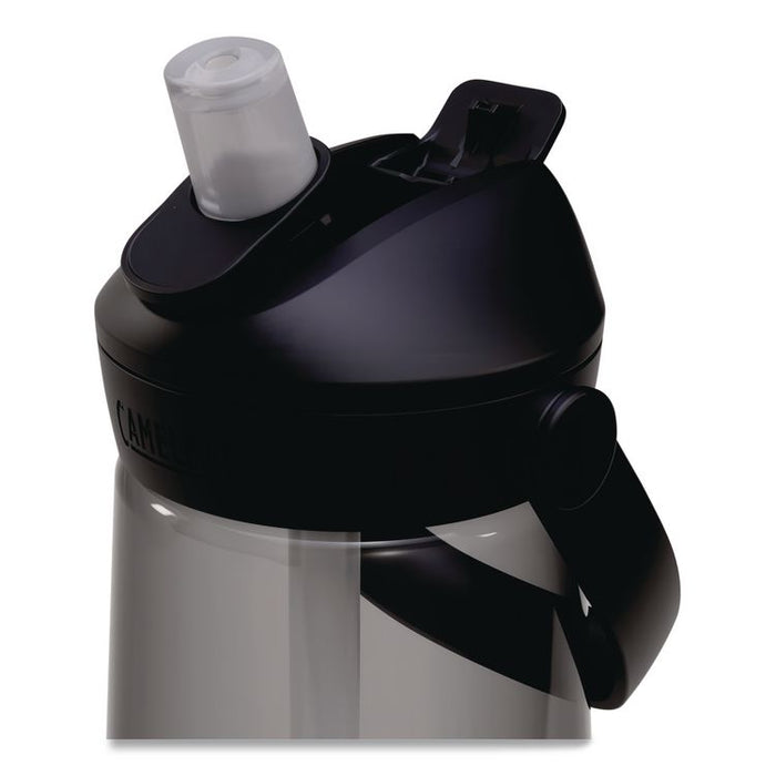Thrive FlipStraw Plastic Water Bottle, 25 oz, Charcoal