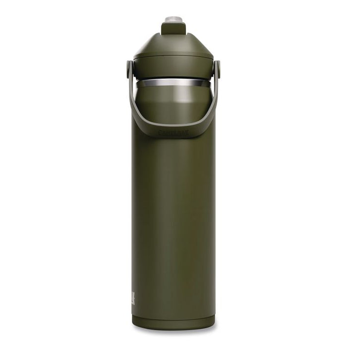 Thrive FlipStraw Stainless Steel Vacuum Insulated Water Bottle, 32 oz, Moss
