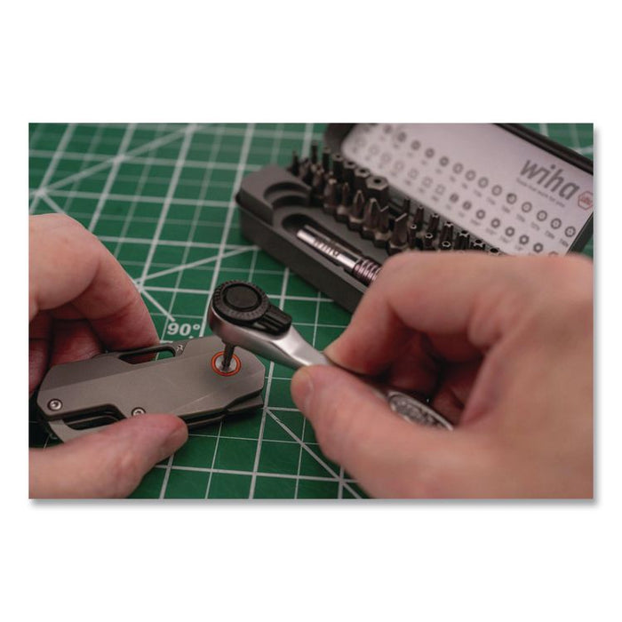 32-Piece GoBox Security Bit Set with Mini Ratchet