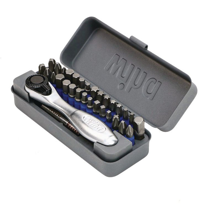 32-Piece GoBox TerminatorBlue Impact Bit Set with Mini Ratchet