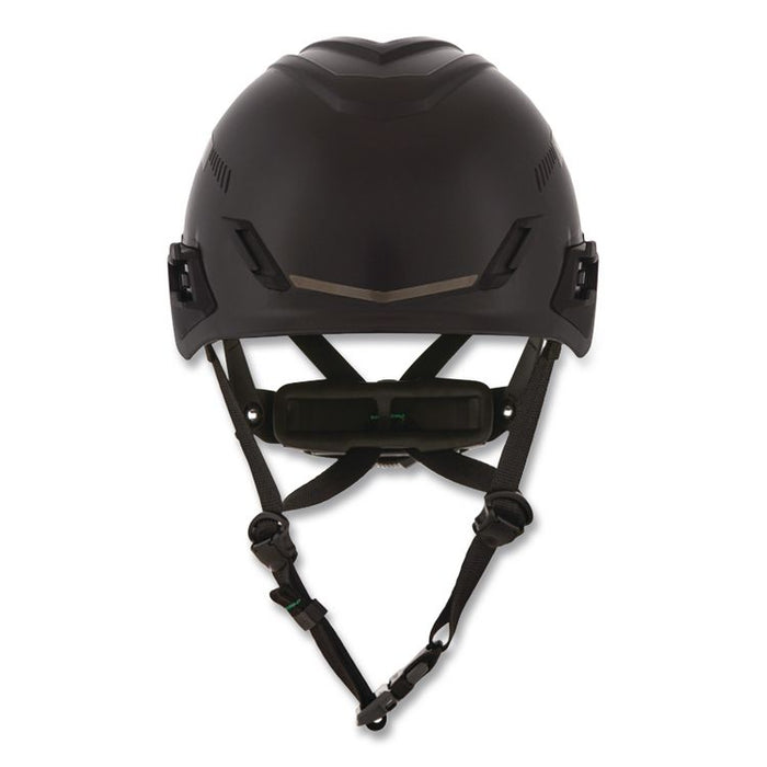 V-Gard H1 Safety Helmet, Brimless, Fas-Trac III Pivot Ratchet Suspension, One Size Fits Most (6.5 to 8), Black
