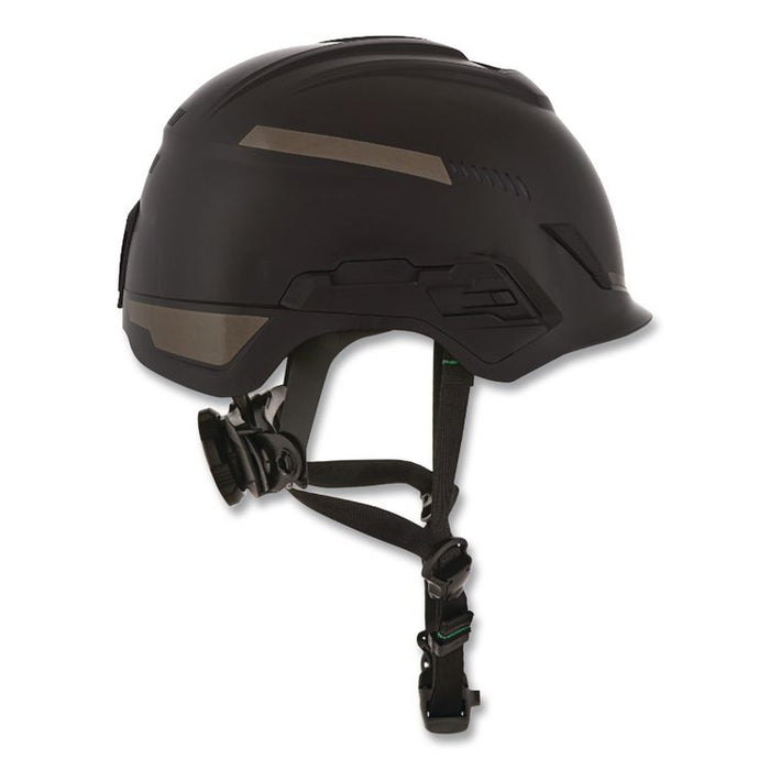 V-Gard H1 Safety Helmet, Brimless, Fas-Trac III Pivot Ratchet Suspension, One Size Fits Most (6.5 to 8), Black